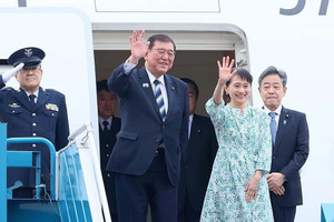 Thủ tướng Nhật Bản Ishiba Shigeru và Phu nhân đến Hà Nội, lần đầu thăm Việt Nam